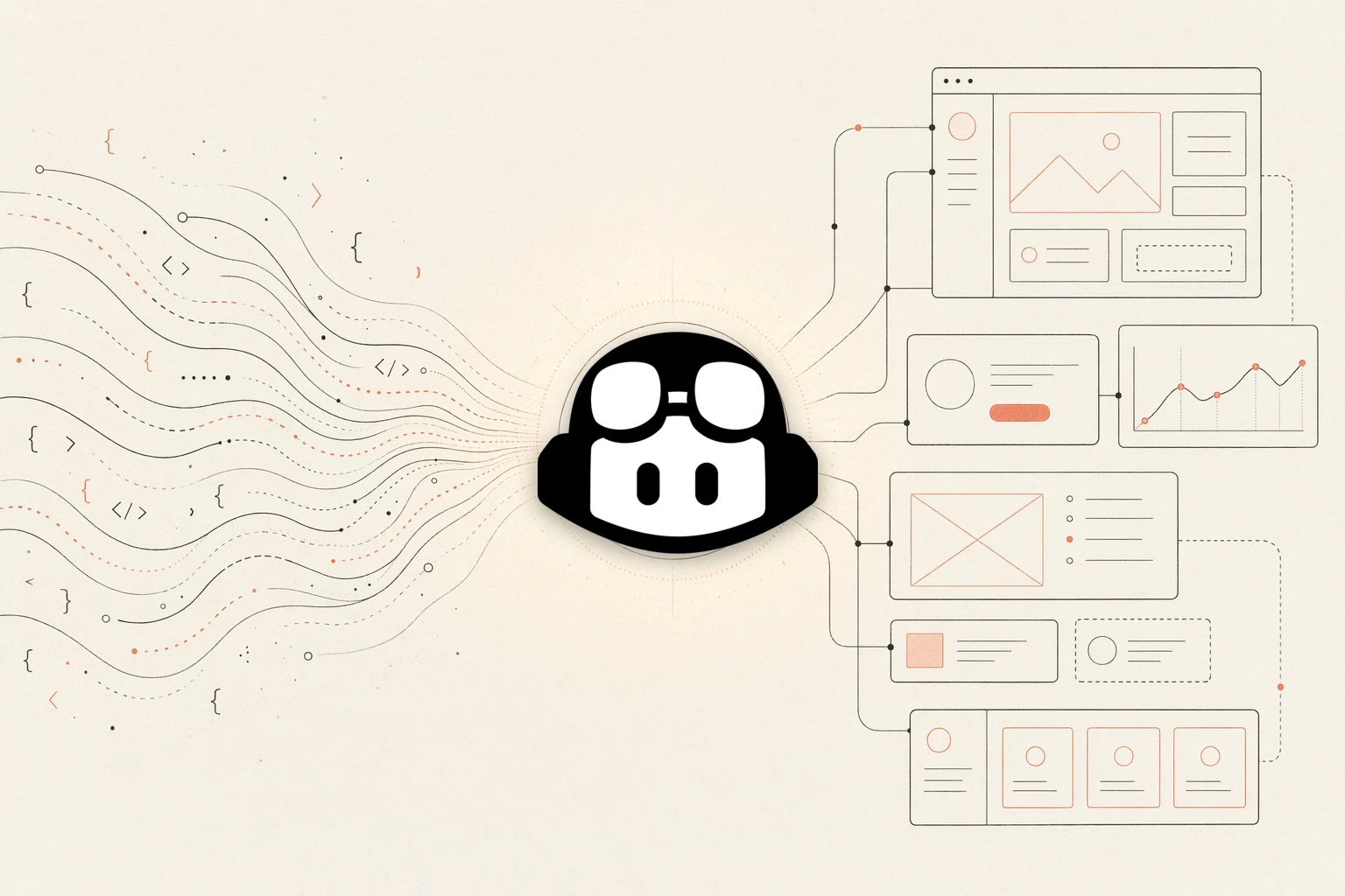 GitHub Copilot CLI 设计反馈闭环：一个终端 agent 读取参考图，一个浏览器渲染 UI，加上一个工作区，还有一条反馈箭头回环